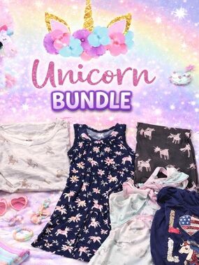 Kids Unicorn Bundle - Girls Size 10-12